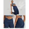 image:imageODODOS Womens Buttery Soft Cross Waist Leggings 25  28 Crossover High Rise Lounge Yoga PantsNavy