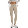 image:imageODODOS Womens Buttery Soft Cross Waist Leggings 25  28 Crossover High Rise Lounge Yoga PantsShaker Beige