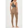 image:imageODODOS Womens Buttery Soft Leggings with StayPut Pockets 25  28 Crossover High Waist Lounge Yoga PantsLight Brown