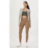 image:imageODODOS Womens Buttery Soft Leggings with StayPut Pockets 25  28 Crossover High Waist Lounge Yoga PantsLight Brown