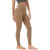 image:imageODODOS Womens Buttery Soft Leggings with StayPut Pockets 25  28 Crossover High Waist Lounge Yoga PantsLight Brown