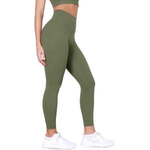image:imageODODOS BodyHugging Workout Leggings with Back Pocket for Women 25 28 High Waist Yoga PantsDark Olive