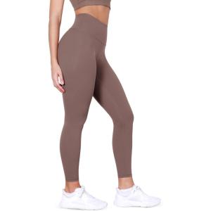 image:imageODODOS BodyHugging Workout Leggings with Back Pocket for Women 25 28 High Waist Yoga PantsPurple Taupe