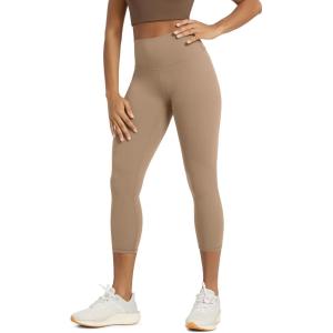 image:imageODODOS Buttery Soft Lounge Yoga Leggings for Women 23  25 28 High Waist Yoga PantsLight Brown
