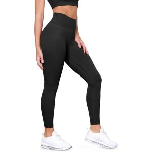 image:imageODODOS Tummy Control Compression Leggings for Women 25  28 High Waist Workout Running Yoga PantsBlack