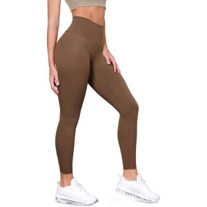 image:imageODODOS Tummy Control Compression Leggings for Women 25  28 High Waist Workout Running Yoga PantsBrunette