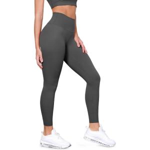 image:imageODODOS Tummy Control Compression Leggings for Women 25  28 High Waist Workout Running Yoga PantsCharcoal