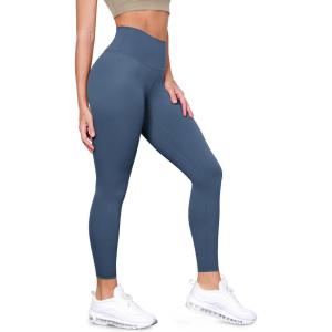 image:imageODODOS Tummy Control Compression Leggings for Women 25  28 High Waist Workout Running Yoga PantsInk Blue
