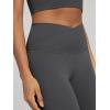 image:imageODODOS Cloud Feeling Crossover High Waist Flared Pants for Women Bootcut Yoga Pants with Back Pocket3032 InseamCharcoal