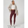 image:imageODODOS Womens Drawstring Tie Pocket Leggings 25  28 High Waist Workout Yoga PantsBurgundy