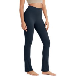 image:imageODODOS Cloud Feeling Straight Leg Pants with Back Pocket for Women High Waist Casual Lounge Yoga Pants 28  30 InseamDeep Navy