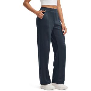 image:imageODODOS Womens Modal Soft Classic Pants Mid Rise PullOn Lounge Casual Work Pants with Pockets 27  29  31 InseamNavy