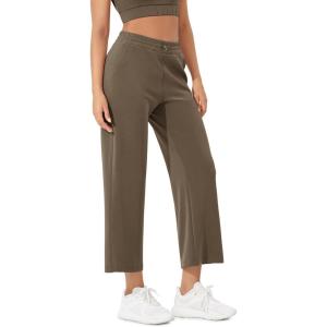image:imageODODOS Womens Modal Soft Wide Leg Pants with Pockets Adjustable Shockcord High Waist Casual Lounge Pants272931 InseamEspresso