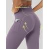 image:imageODODOS Cloud Feeling Flared Pants with Pocket for Women High Waist Casual Bootcut Yoga Pants 3032 InseamAsh Violet