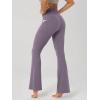 image:imageODODOS Cloud Feeling Flared Pants with Pocket for Women High Waist Casual Bootcut Yoga Pants 3032 InseamAsh Violet
