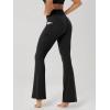 image:imageODODOS Cloud Feeling Flared Pants with Pocket for Women High Waist Casual Bootcut Yoga Pants 3032 InseamBlack
