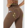 image:imageODODOS Cloud Feeling Flared Pants with Pocket for Women High Waist Casual Bootcut Yoga Pants 3032 InseamBrunette