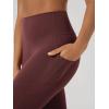 image:imageODODOS Cloud Feeling Flared Pants with Pocket for Women High Waist Casual Bootcut Yoga Pants 3032 InseamBurgundy