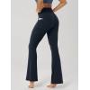 image:imageODODOS Cloud Feeling Flared Pants with Pocket for Women High Waist Casual Bootcut Yoga Pants 3032 InseamDeep Navy