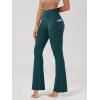 image:imageODODOS Cloud Feeling Flared Pants with Pocket for Women High Waist Casual Bootcut Yoga Pants 3032 InseamForest Teal