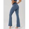 image:imageODODOS Cloud Feeling Flared Pants with Pocket for Women High Waist Casual Bootcut Yoga Pants 3032 InseamInk Blue