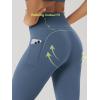 image:imageODODOS Cloud Feeling Flared Pants with Pocket for Women High Waist Casual Bootcut Yoga Pants 3032 InseamInk Blue