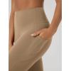 image:imageODODOS Cloud Feeling Flared Pants with Pocket for Women High Waist Casual Bootcut Yoga Pants 3032 InseamLight Brown