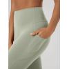 image:imageODODOS Cloud Feeling Flared Pants with Pocket for Women High Waist Casual Bootcut Yoga Pants 3032 InseamLime Stone