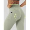 image:imageODODOS Cloud Feeling Flared Pants with Pocket for Women High Waist Casual Bootcut Yoga Pants 3032 InseamLime Stone