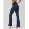 image:imageODODOS Cloud Feeling Flared Pants with Pocket for Women High Waist Casual Bootcut Yoga Pants 3032 InseamNavy