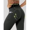 image:imageODODOS Cloud Feeling Flared Pants with Pocket for Women High Waist Casual Bootcut Yoga Pants 3032 InseamOnyx Black Grey