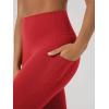 image:imageODODOS Cloud Feeling Flared Pants with Pocket for Women High Waist Casual Bootcut Yoga Pants 3032 InseamRed