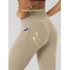image:imageODODOS Cloud Feeling Flared Pants with Pocket for Women High Waist Casual Bootcut Yoga Pants 3032 InseamShaker Beige