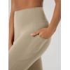 image:imageODODOS Cloud Feeling Flared Pants with Pocket for Women High Waist Casual Bootcut Yoga Pants 3032 InseamShaker Beige
