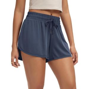 image:imageODODOS Womens Goodnight Sleep Shorts Drawstring Relaxed Fit Lounge amp Sleepwear Soft Natural Wood Pulp BlendNaval