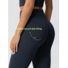 image:imageODODOS Hidden Scrunch Butt Lifting Crossover Flare Leggings for Women  No Front Seam Booty Sculpting Yoga Pants 30 InseamDeep Navy