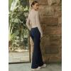 image:imageODODOS Hidden Scrunch Butt Lifting Crossover Flare Leggings for Women  No Front Seam Booty Sculpting Yoga Pants 30 InseamDeep Navy