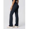 image:imageODODOS Hidden Scrunch Butt Lifting Crossover Flare Leggings for Women  No Front Seam Booty Sculpting Yoga Pants 30 InseamDeep Navy
