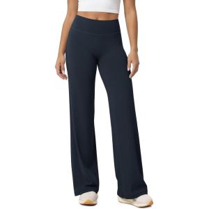 image:imageODODOS Hidden Scrunch Butt Lifting Straight Leg Leggings for Women  No Front Seam High Waist Yoga Pants 31 InseamDeep Navy
