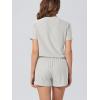 image:imageODODOS Womens Essential Lounge Shorts Ultra Soft odSTRATUM Tech Lightweight Breathable Drawstring Sleepwear Pajama BottomsSalt Heather