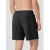 image:imageODODOS Mens Performance Shorts 5  7  Ultra Soft odSTRATUM Tech Everyday Shorts with Adjustable Waist and Secure PocketsBlack Heather