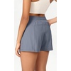 image:imageODODOS Stretch Woven Athletic Shorts for Women High Waist Summer Lightweight Casual Shorts with PocketsBlue