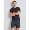 image:imageODODOS Mens AllDay Comfort TShirt  odSTRATUM Tech Tee Ultra Soft Moisture Wicking UPF 50 Performance Ascent SeriesBlack Heather