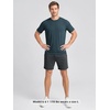 image:imageODODOS Mens AllDay Comfort TShirt  odSTRATUM Tech Tee Ultra Soft Moisture Wicking UPF 50 Performance Ascent SeriesNavy Heather