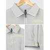 image:imageODODOS Womens Stand Collar Full Zip Jacket  Ultra Soft odSTRATUM Tech Everyday Performance Outerwear with Pockets UPF 50Salt Heather