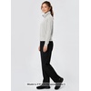 image:imageODODOS Womens Stand Collar Full Zip Jacket  Ultra Soft odSTRATUM Tech Everyday Performance Outerwear with Pockets UPF 50Salt Heather