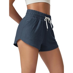 image:imageODODOS Womens Performance Shorts Ultra Soft odSTRATUM Tech Mid Rise Relaxed Shorts with Pocket 3 Inseam Moisture WickingNocturnal Navy Heather