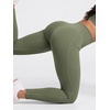 image:imageODODOS Womens Hidden Scrunch Butt Lifting Compression Leggings with Pocket 25  27 No Front Seam Tummy Control Yoga PantsDark Olive