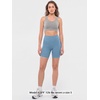 image:imageODODOS Womens Performance Biker Shorts 4  6  Ultra Soft ODSTRATUM Tech High Waist Workout Yoga ShortsWashed Denim Heather