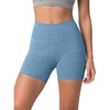 image:imageODODOS Womens Performance Biker Shorts 4  6  Ultra Soft ODSTRATUM Tech High Waist Workout Yoga ShortsWashed Denim Heather